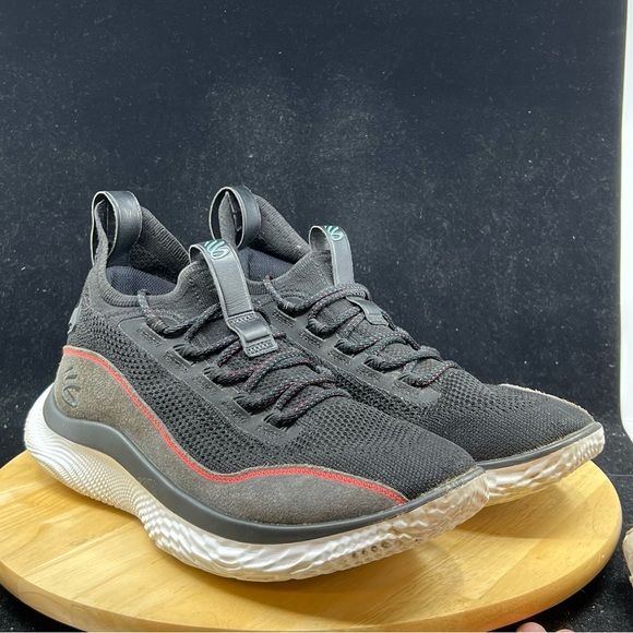 Under Armour Stephen Curry 8 Beautiful Flow BHM Black Red 3024419-003 Size 14 - Picture 9 of 10